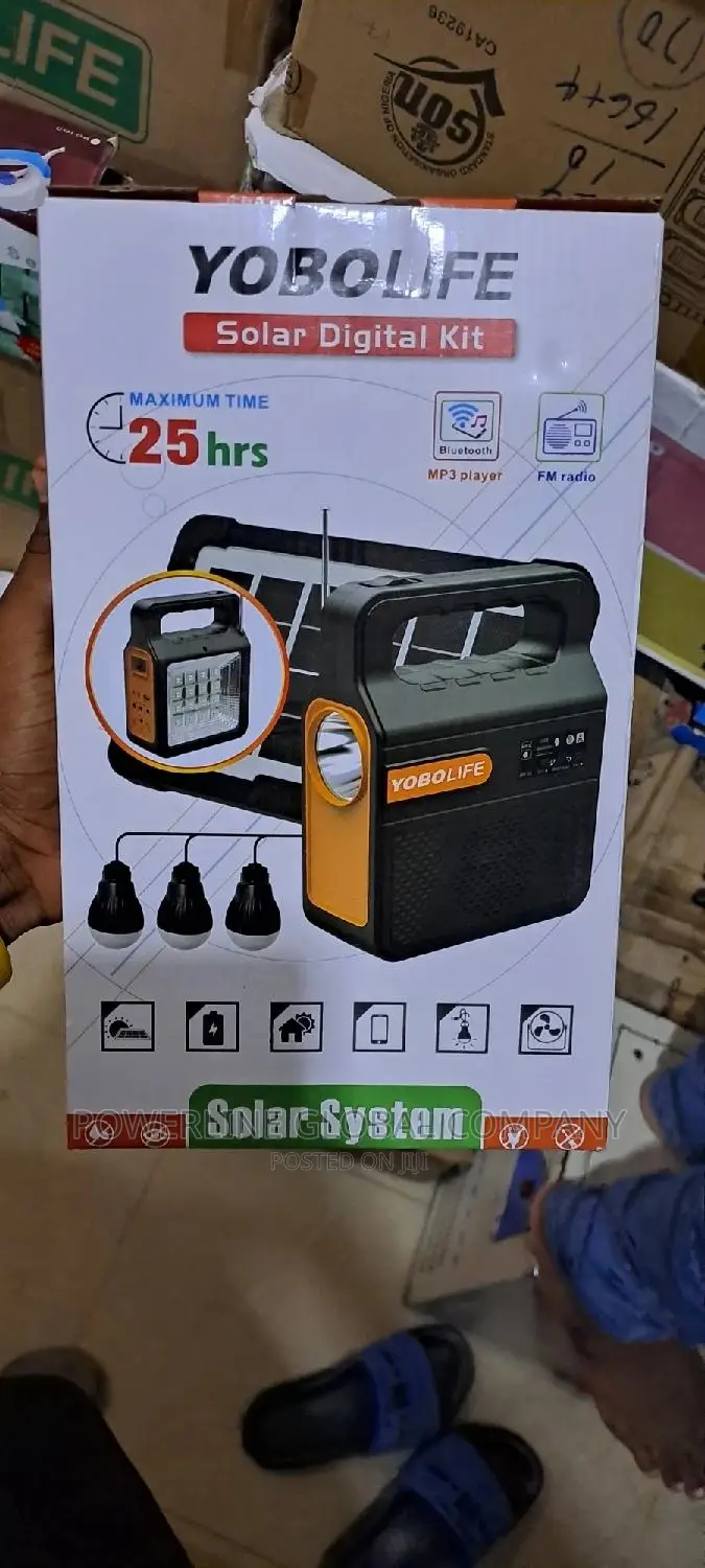 Solar Rechargeable Lighting Kit With Bulbs Get Today