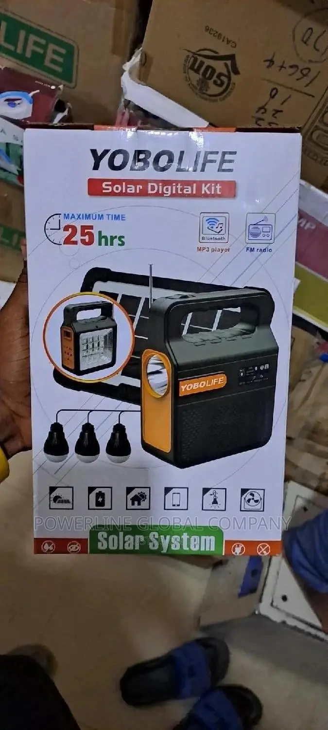 Solar Rechargeable Lighting Kit With Bulbs Get Today