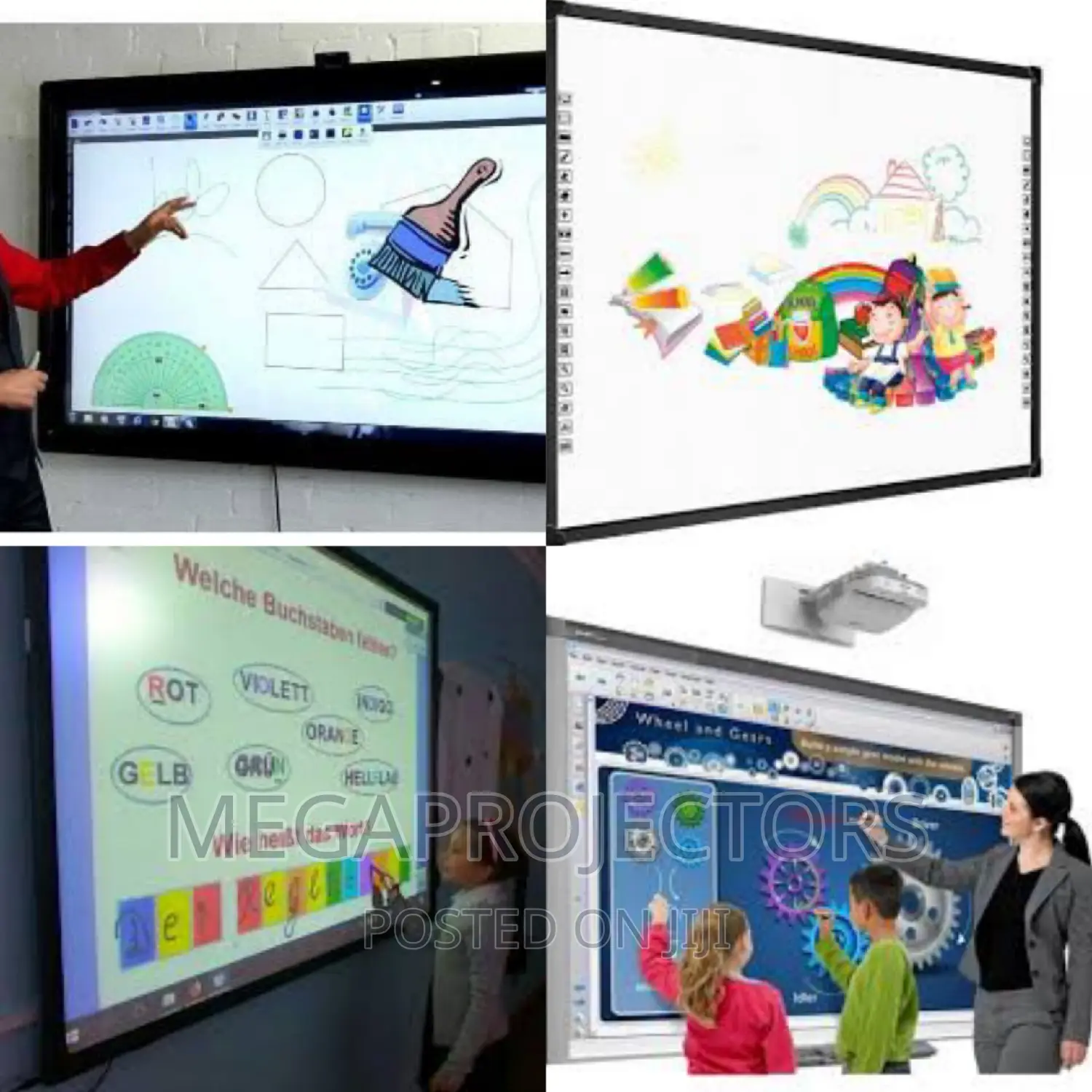 Interactive Whiteboard With Projector