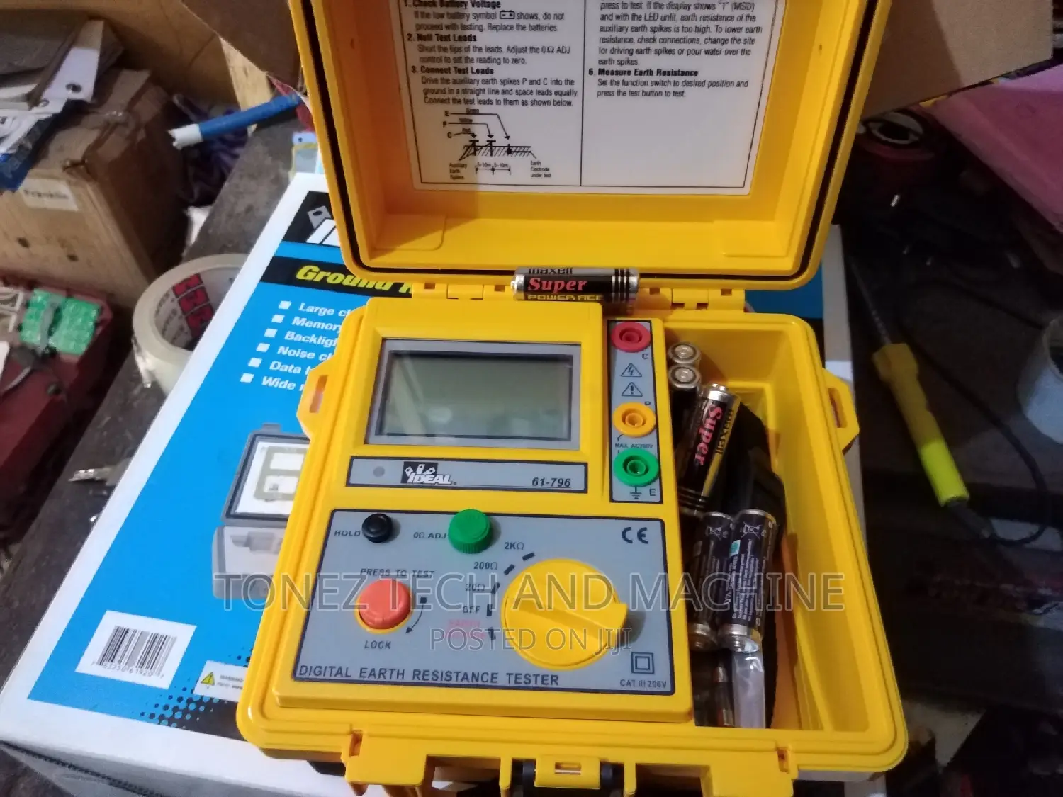 Ideal Earth Ground Resistance Tester (61_796)