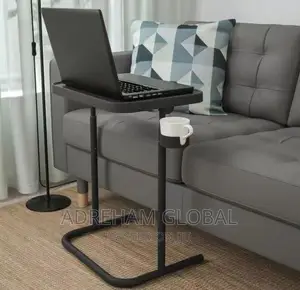 Adjustable Nutod Laptop Table With Cup Holder (Black)