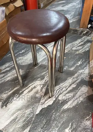 Stainless Steel Stool With Foam On Top