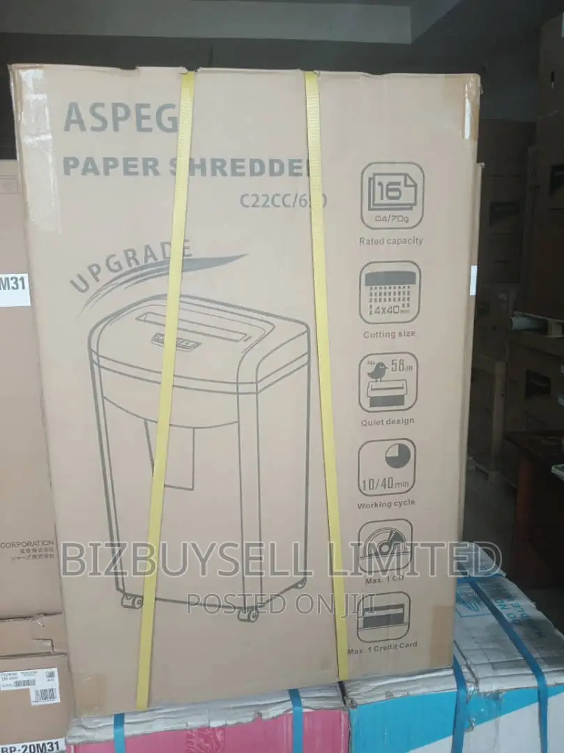 CD and Papper Shredding Machine.