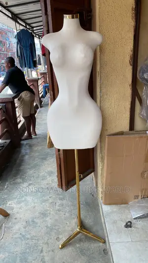 Size 12 Cream Color Fully Pinnable Body Form