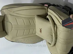 Cream Color Car Chair Cover