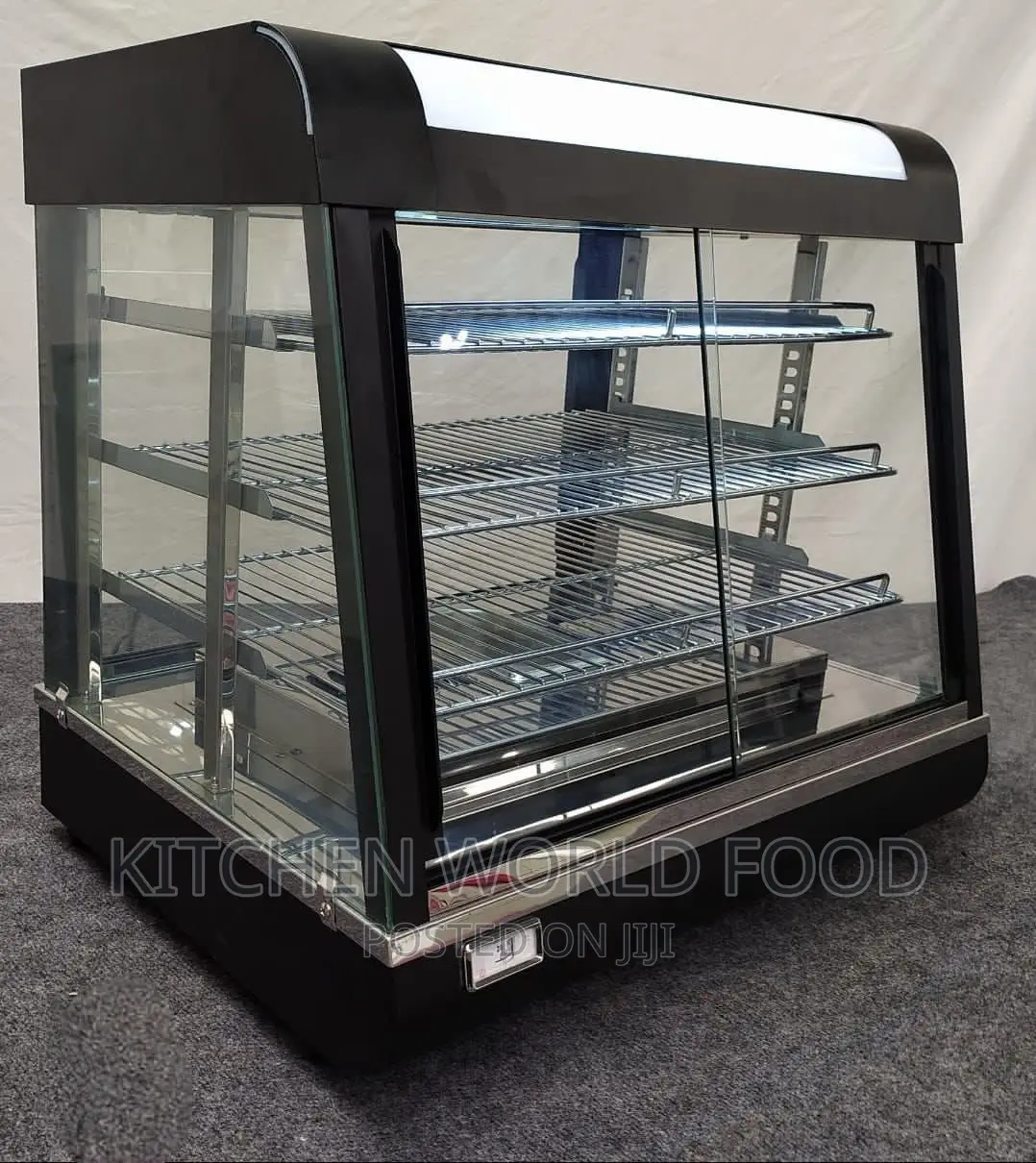 Black Snacks Display Warmer 2ft