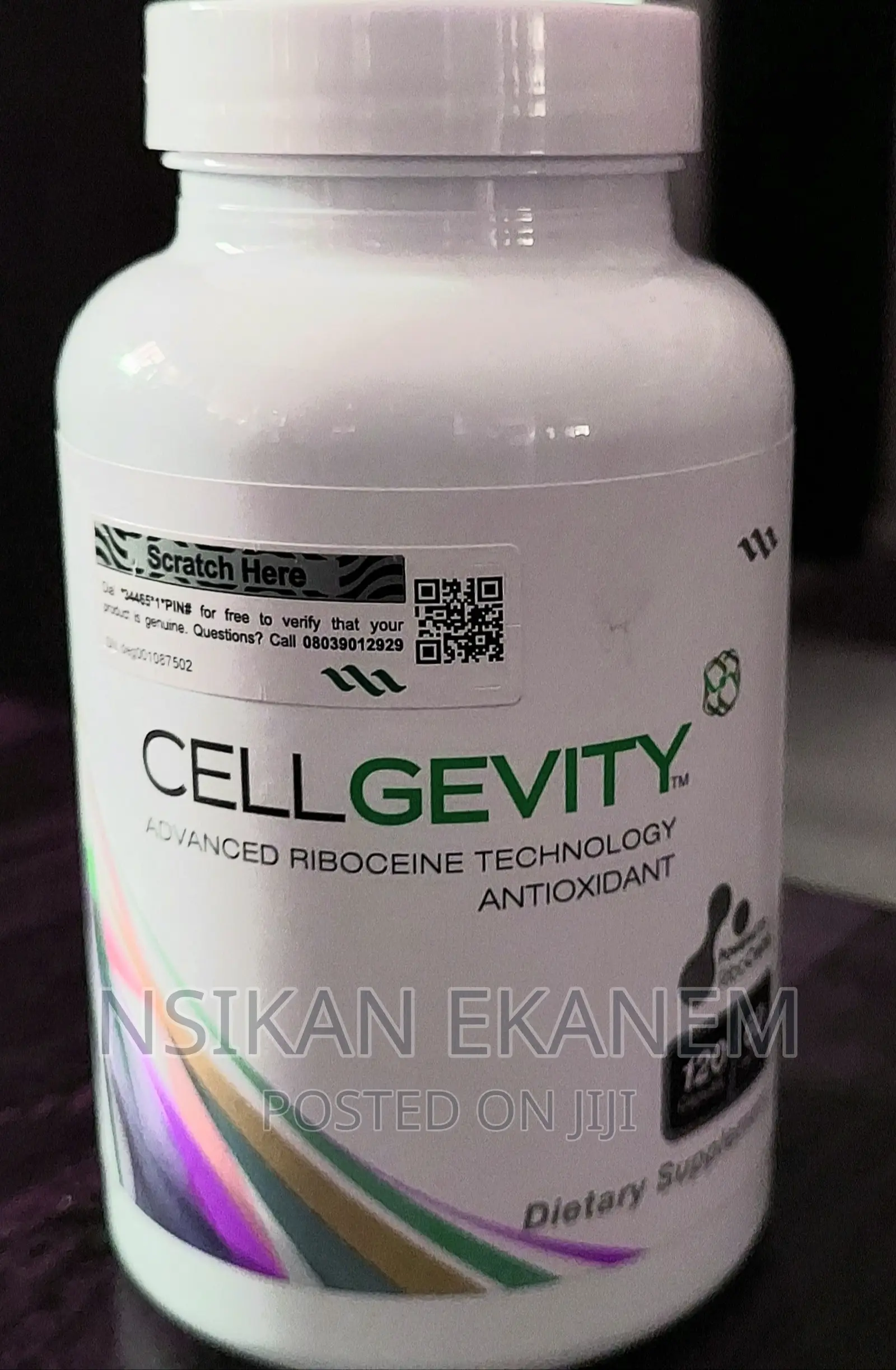 Cellgevity 1 Month Bottle (120 Capsules)