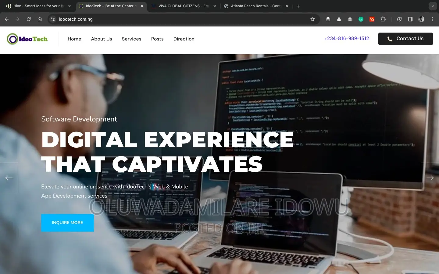Website and Mobile App Development