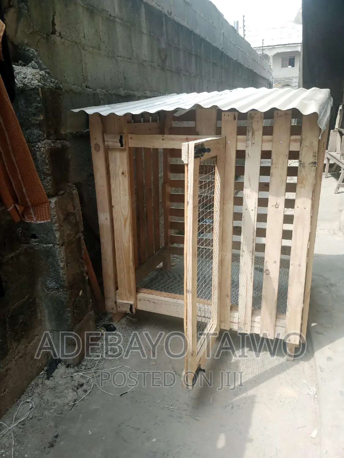 Pallet Wooding Cage for Dogs