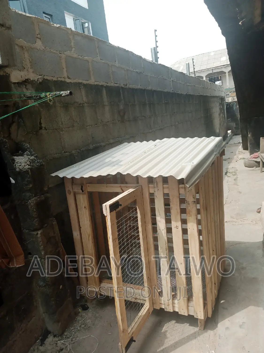 Pallet Wooding Cage for Dogs