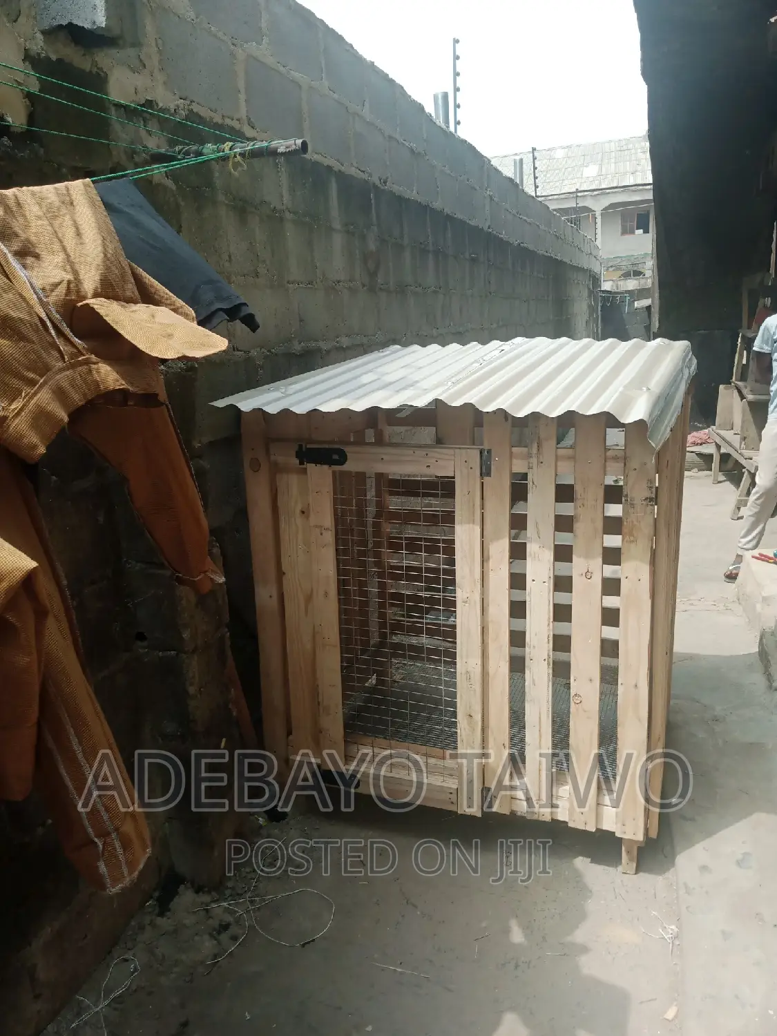 Pallet Wooding Cage for Dogs