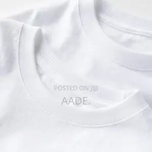 Quality Plain White T-Shirt for Nysc