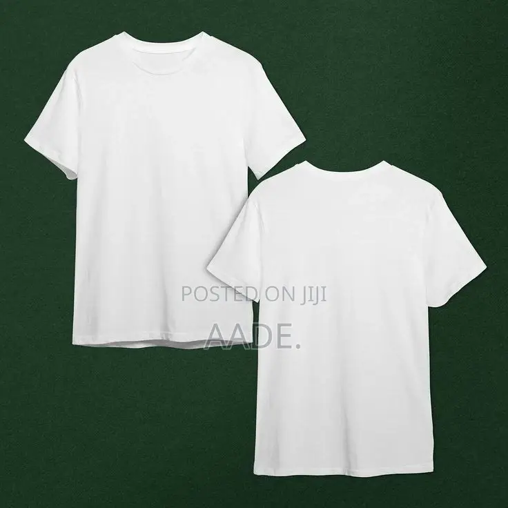 Quality Plain White T-Shirt for Nysc