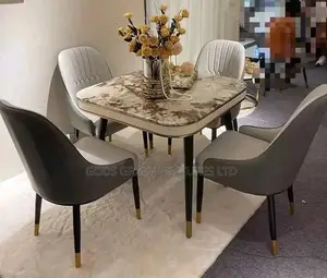 Marble Dining Set With 4 Seater