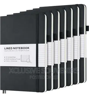 Pack Lined Journal Notebook, Hardcover PU Leather Notebook