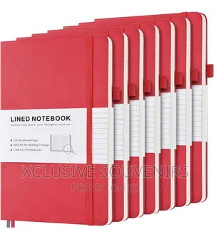 Pack Lined Journal Notebook, Hardcover PU Leather Notebook