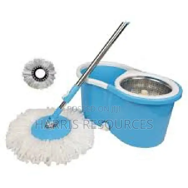 Strong 360 Magic Spin Mop With 2pcs Microfibre Heads