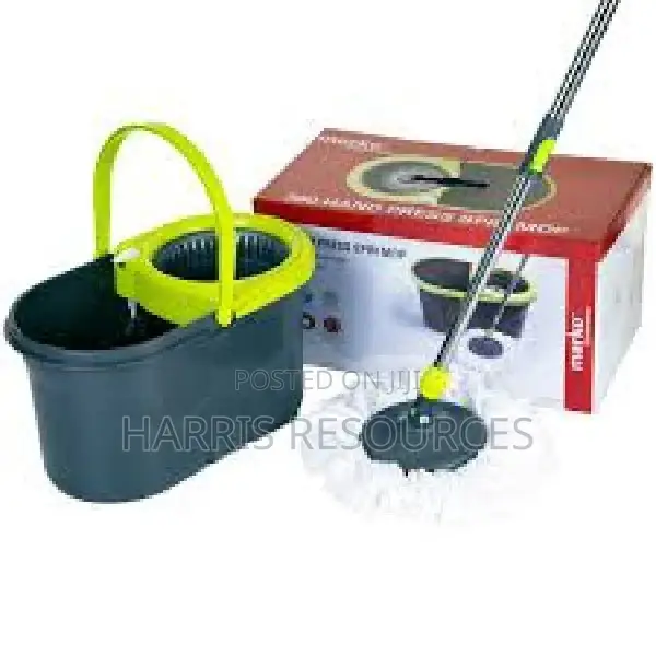 Strong 360 Magic Spin Mop With 2pcs Microfibre Heads