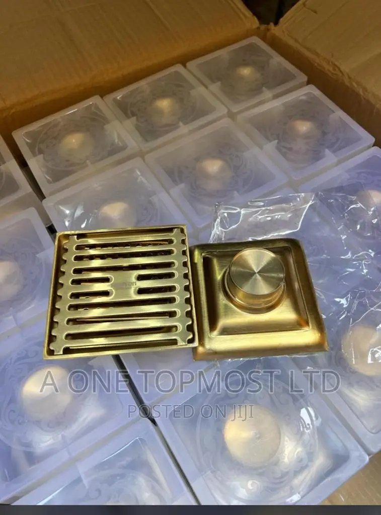 Gold 10cm Floor Drain