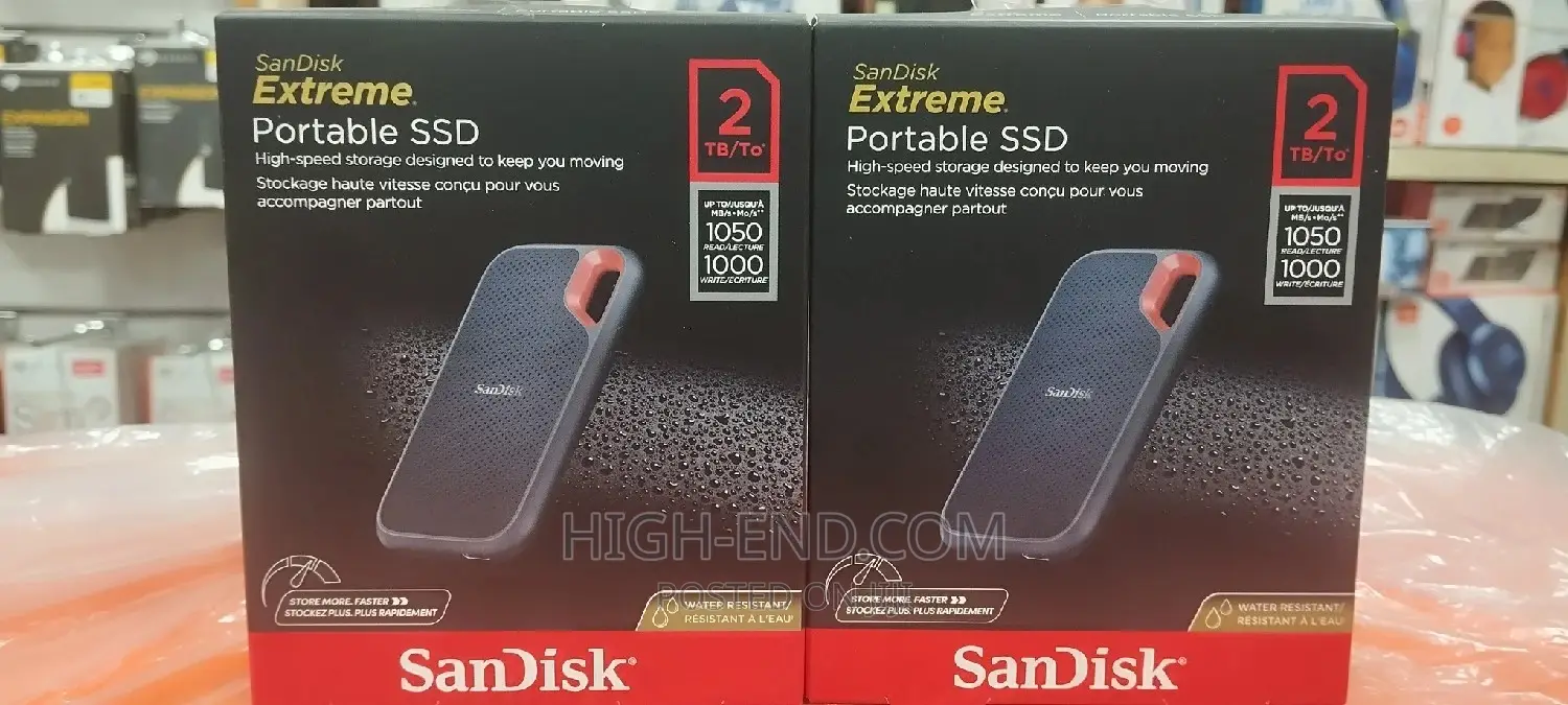 Sandisk Extreme 2tb Portable Ssd 1050mbps