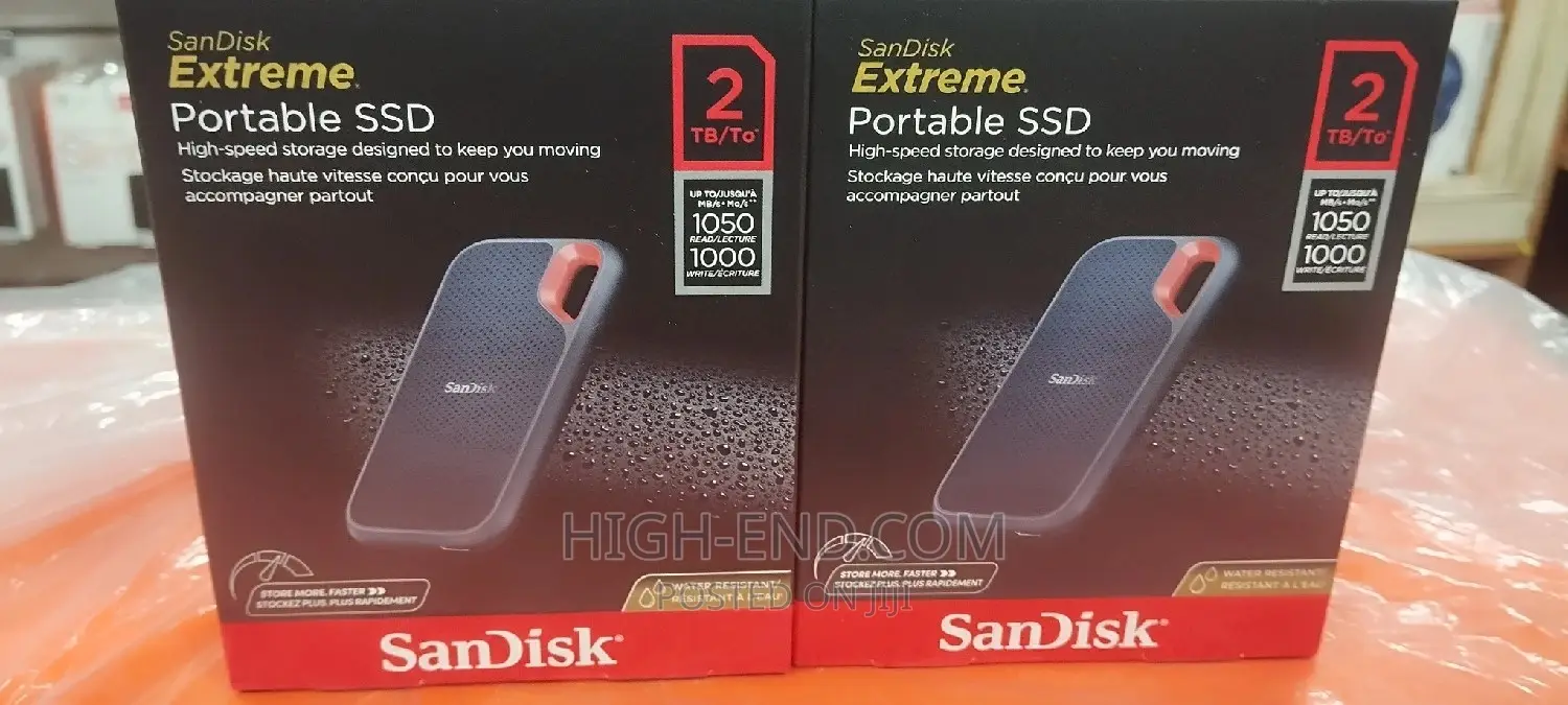 Sandisk Extreme 2tb Portable Ssd 1050mbps
