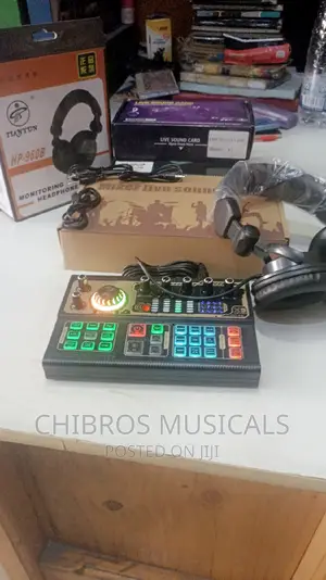 Photo - X9 Sound Card Audio Mixer Recording Device 6.35