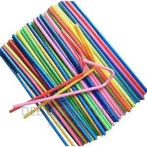 Foldable Smoothie Drinking Straws - 100pcs X 1pk