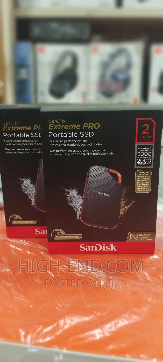 Sandisk Extreme Pro 2tb Portable SSD 2000mbps