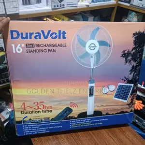 Duravolt 16 Inches 3in1 Rechargeable Fan