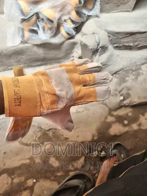 Yellow Combination Hand Glove