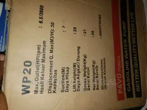 Wp Gasoline Water Pump Machine