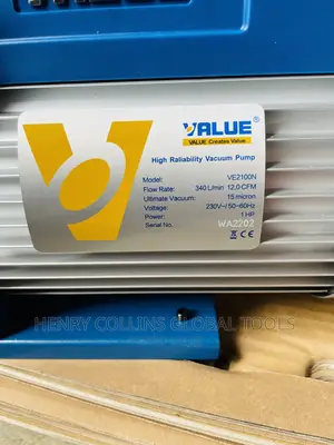 1” Hp Value Vacuum Pump