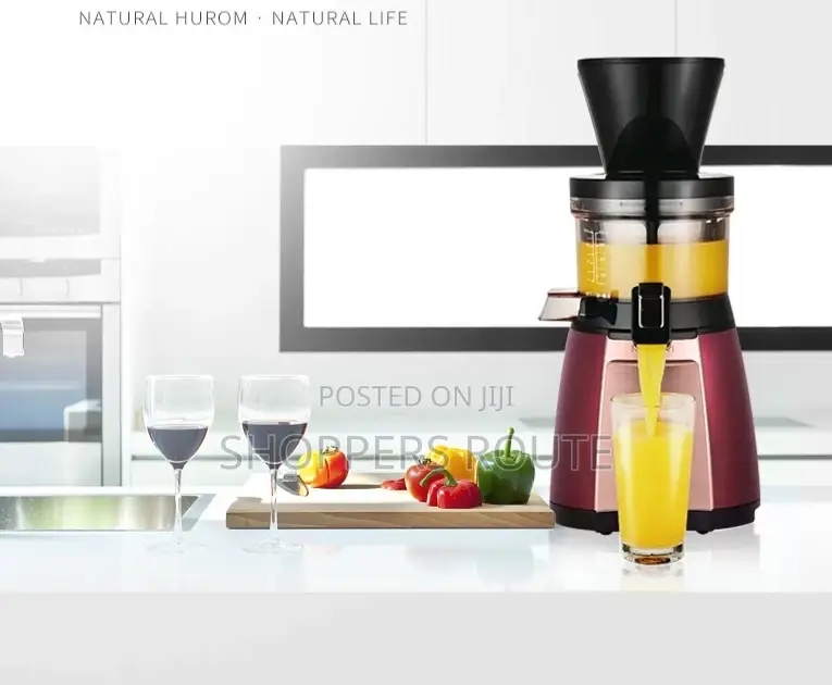 Hurom High-End Deep Wine Slow Masticating/Cold-Press Juicer.