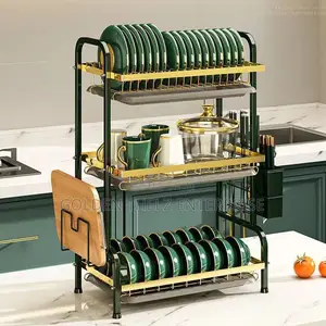 Quality 3steps Gold Plate Rack