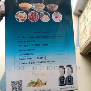 Fadar Industrial Blender 2 Liters
