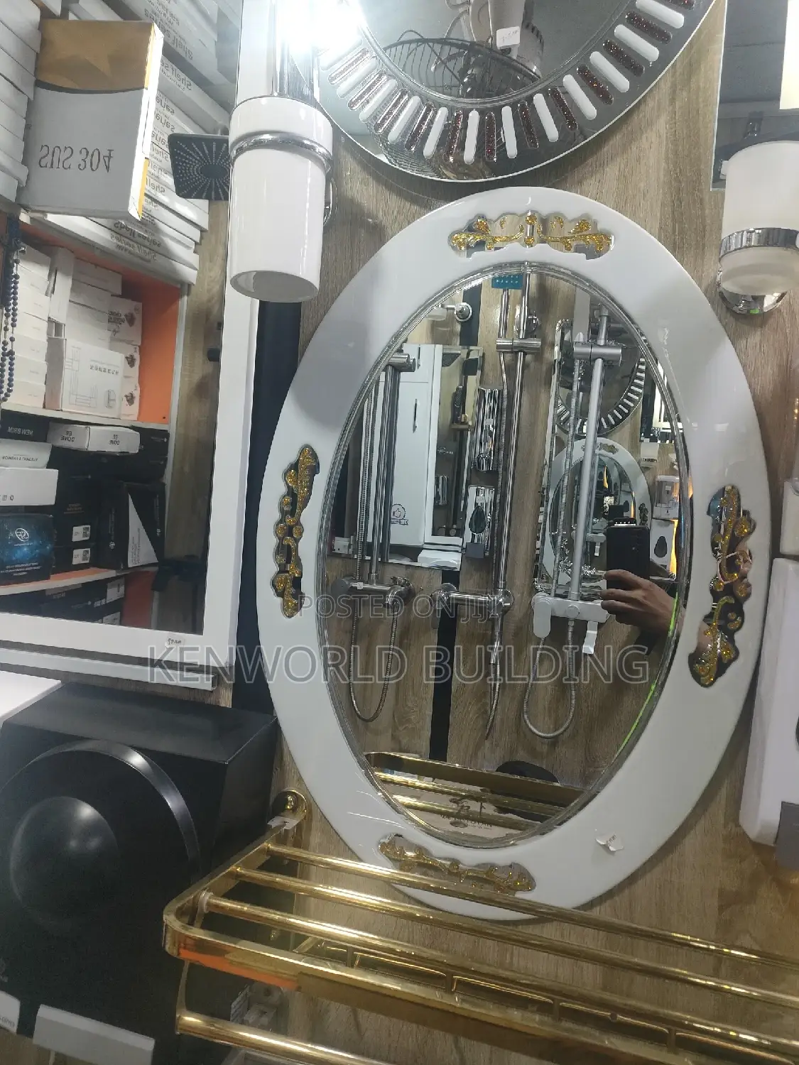 Oval Frame Mirror
