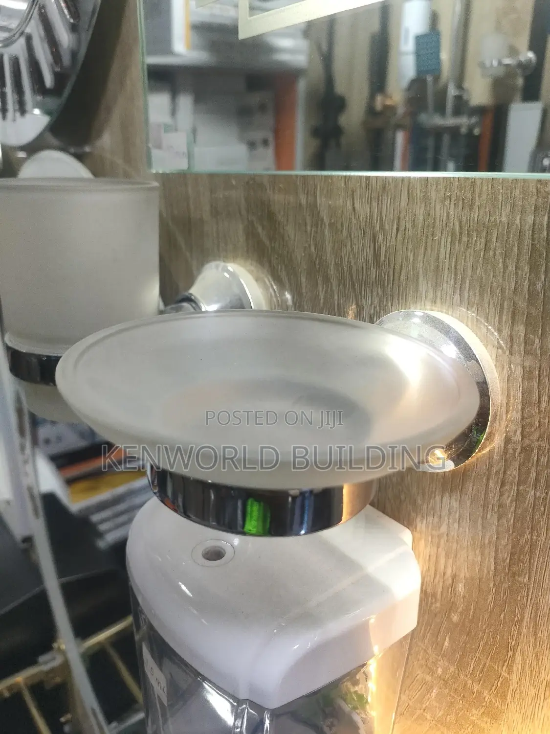 Wall Hung Flat Glass Soap Racks
