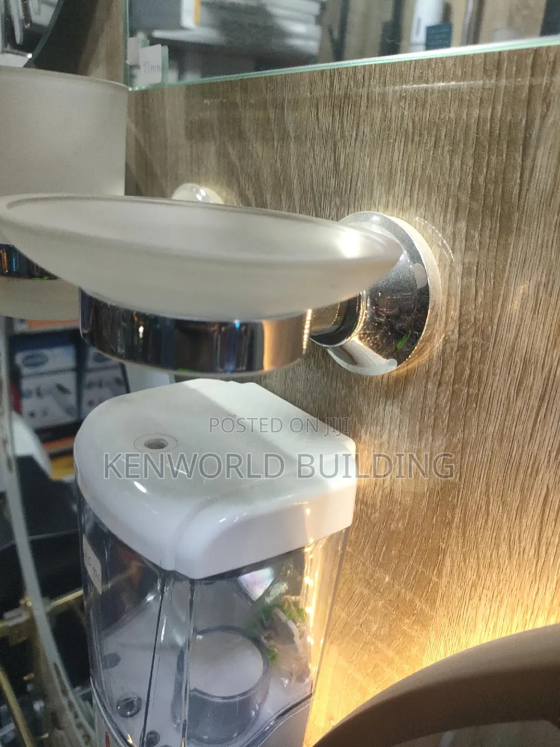 Wall Hung Flat Glass Soap Racks