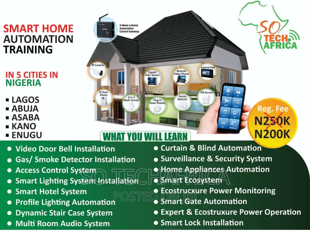 Smart Home Installers Training in 5 Cities