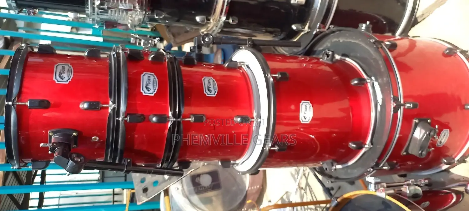 Uk Used Tiger 5set Drums