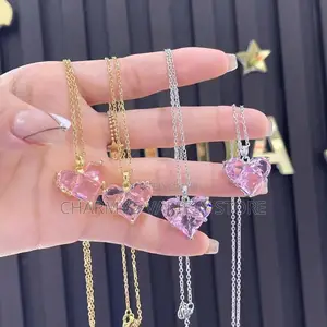 Fancy Diamond Love Necklace