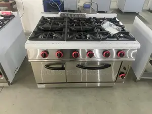 High Quality 6 Burner Gas Cooker With Oven