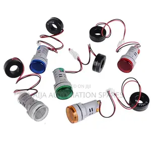 Round Digital Dual Display Voltemeter Ammeter