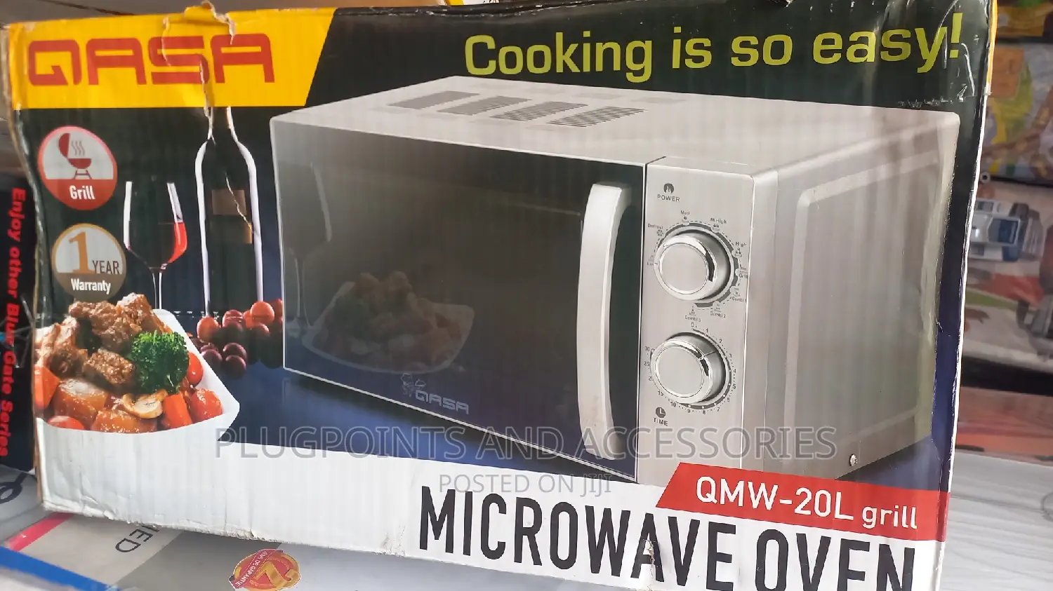 QASA Microwave With in-Built Grill '20 Liters