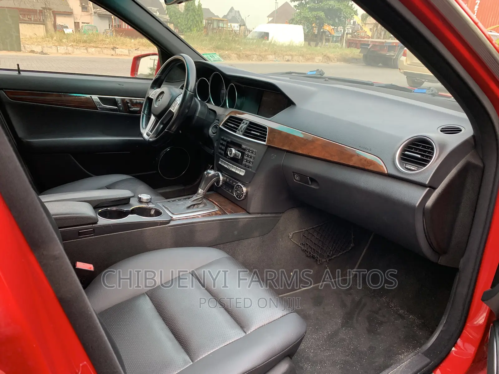Mercedes-Benz C300 2012 Red
