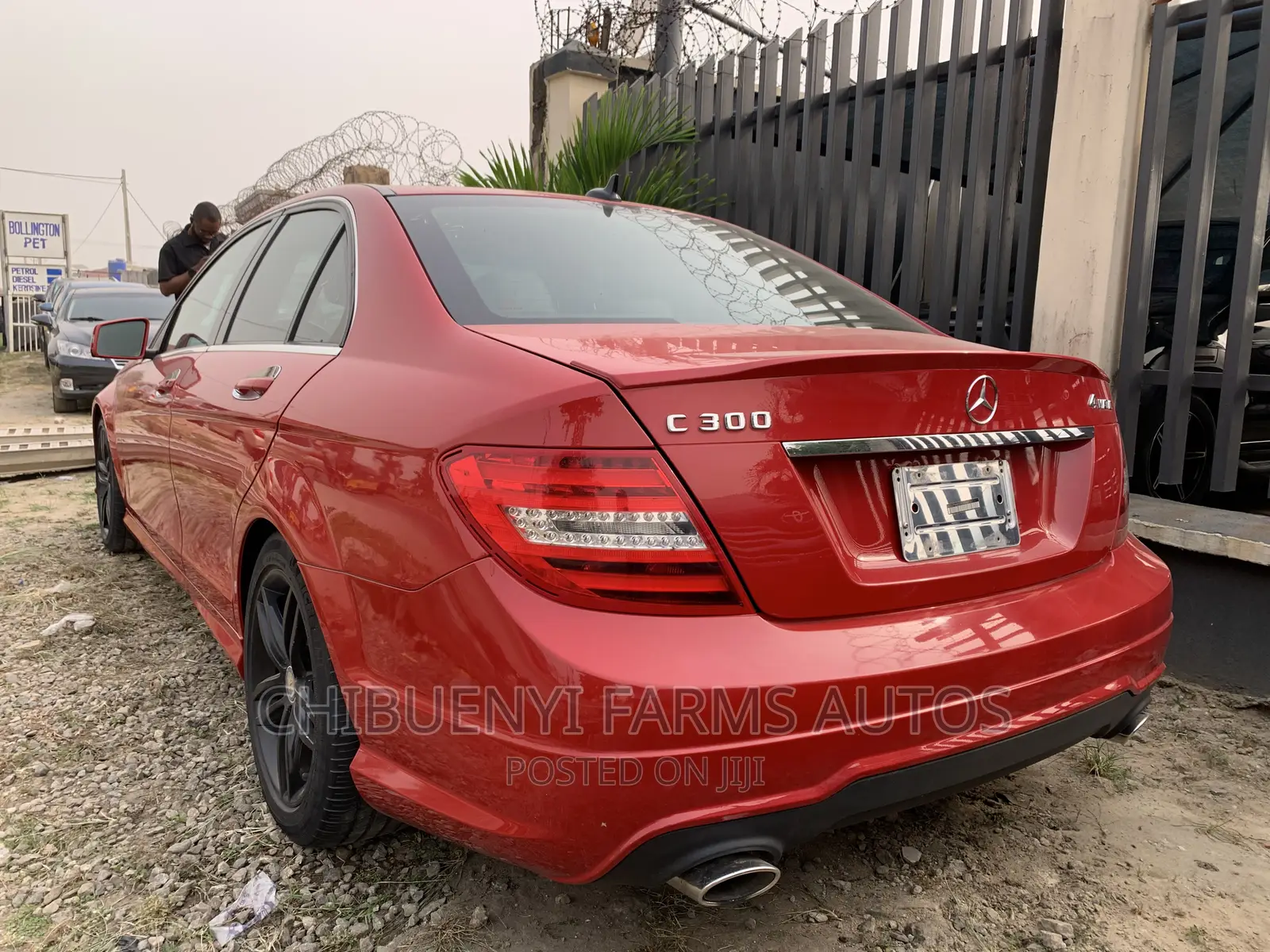 Mercedes-Benz C300 2012 Red