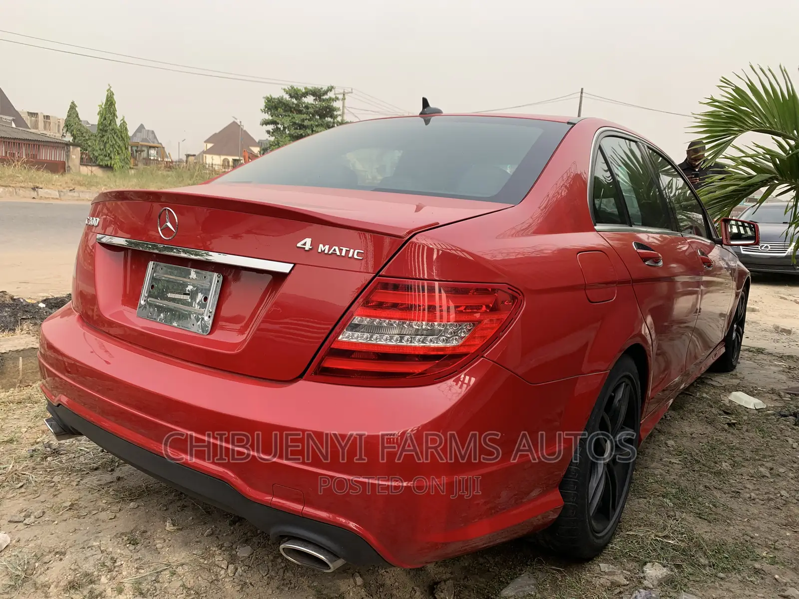 Mercedes-Benz C300 2012 Red