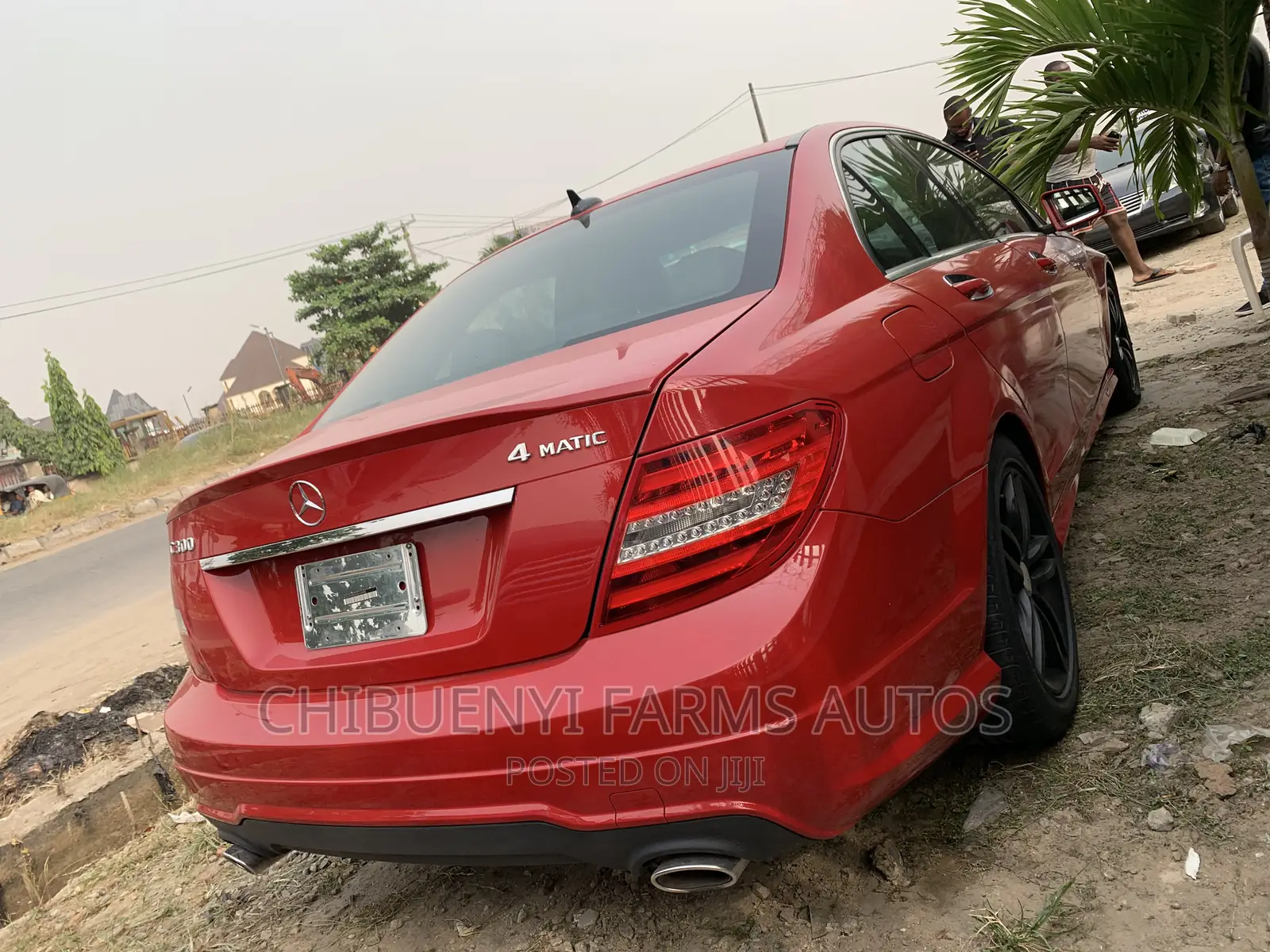 Mercedes-Benz C300 2012 Red