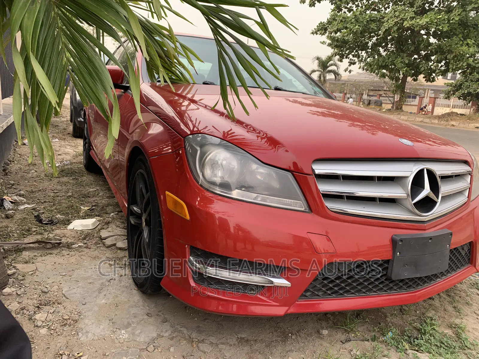 Mercedes-Benz C300 2012 Red