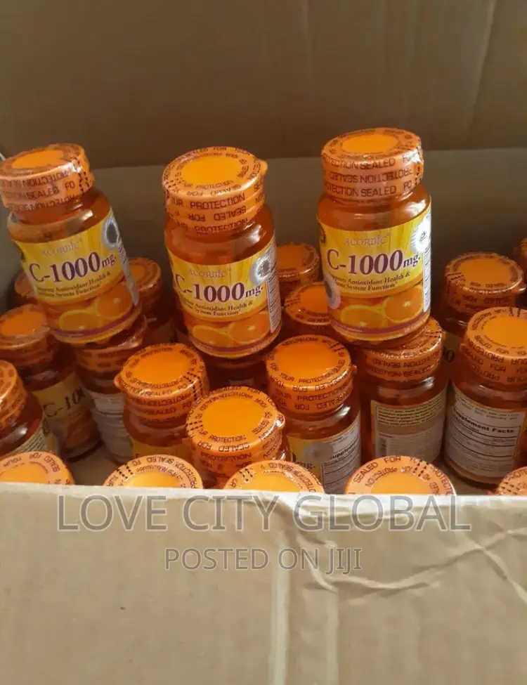 ACORBIC Vitamin C 1000 Mg Mineral Antioxidant 30 Capsules